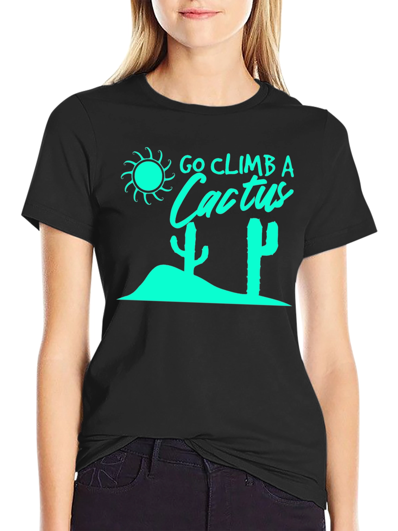 Go Climb a Cactus Graphic Tee