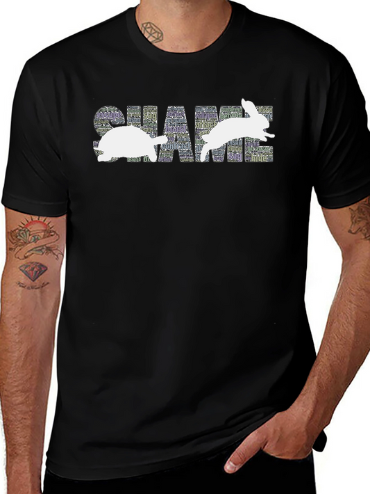 Hare and Tortoise Shame Graphic Tee