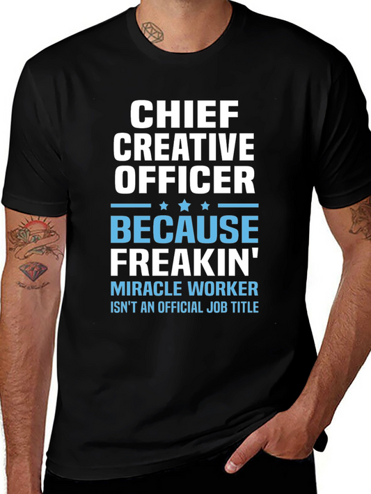Chief Creative Officer T-Shirt - Funny Job Title Tee
