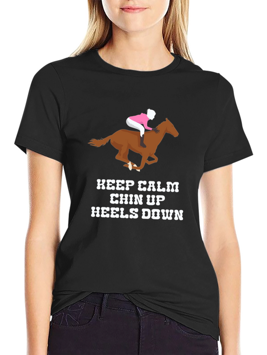 Keep Calm Horse Riding T-Shirt