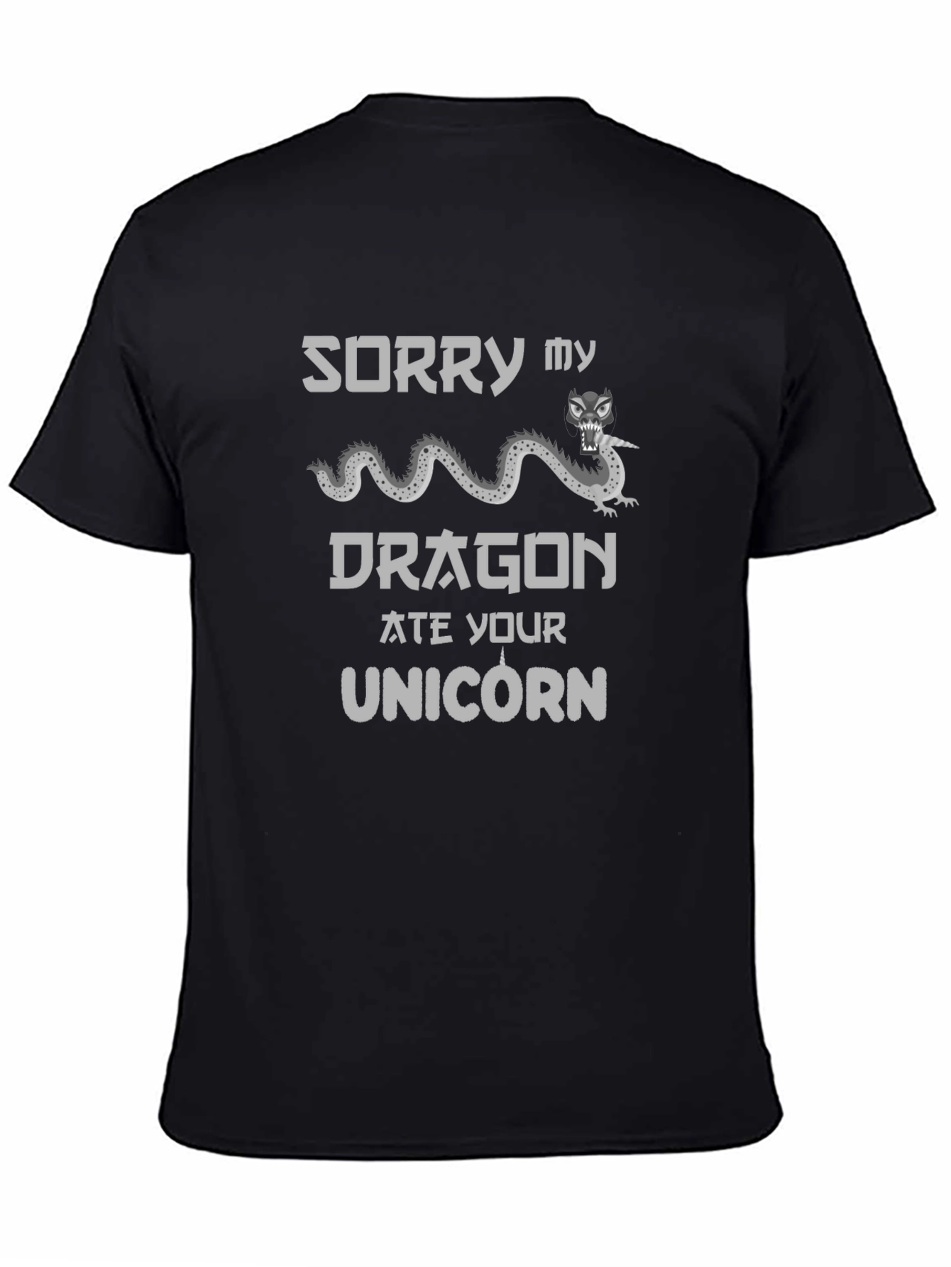 Dragon Ate Your Unicorn Graphic T-Shirt