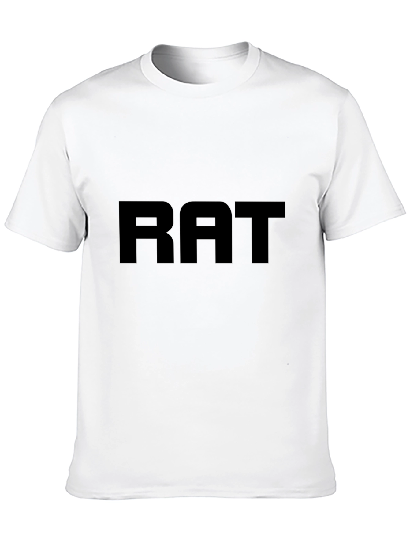 RAT Black T-Shirt - Bold Graphic Tee