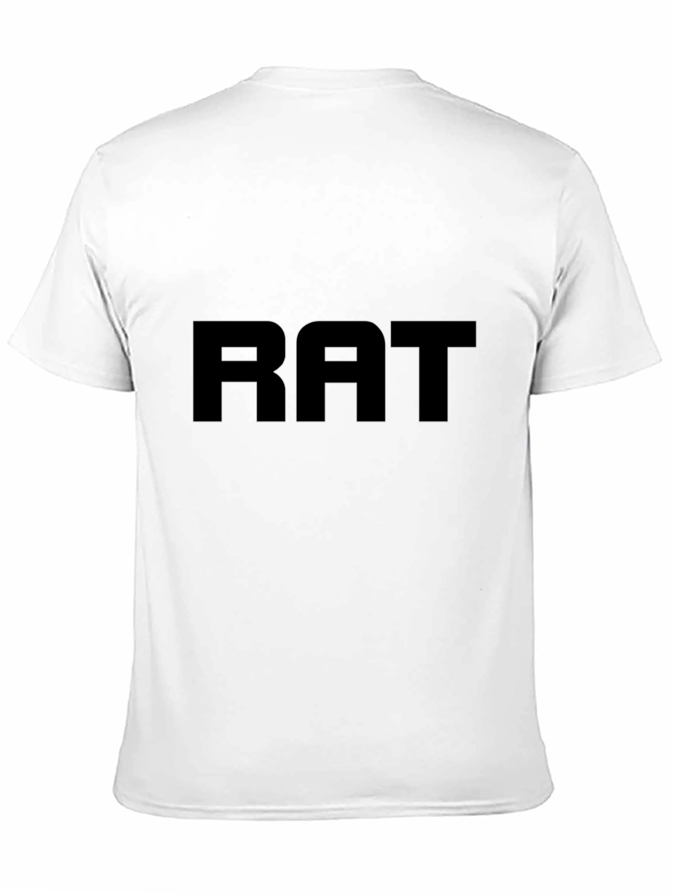 RAT Black T-Shirt - Bold Graphic Tee
