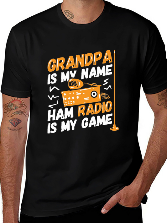 Grandpa Ham Radio T-Shirt - Operator Game