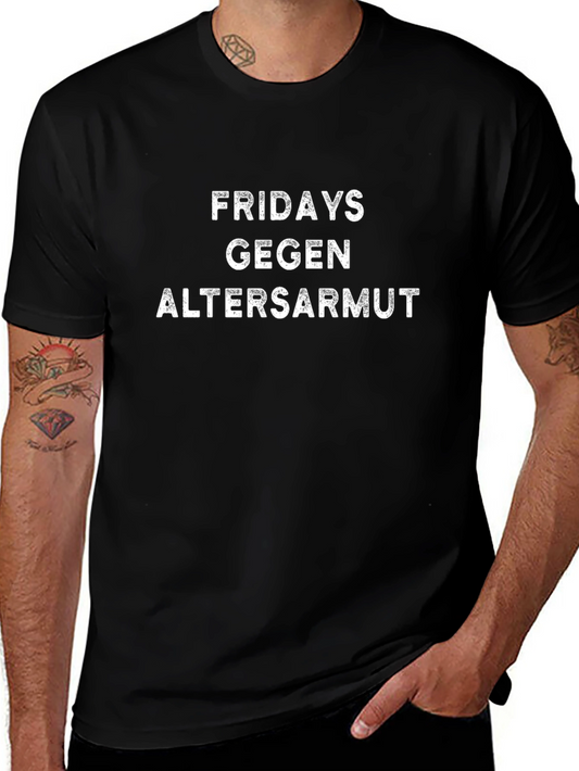 Fridays Gegen Altersarmut Graphic T-Shirt