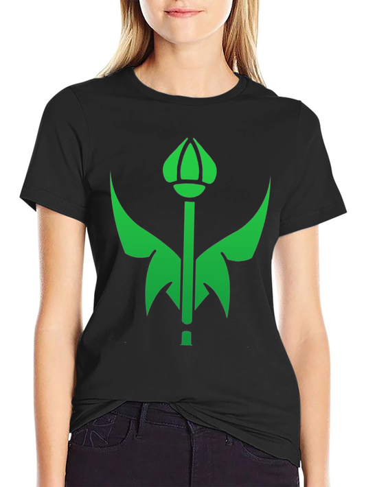 Green Emblem Black T-Shirt