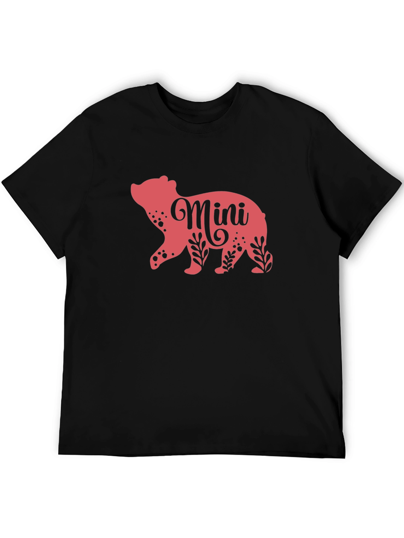 Mini Bear Graphic Tee - Trendy Casual Wear