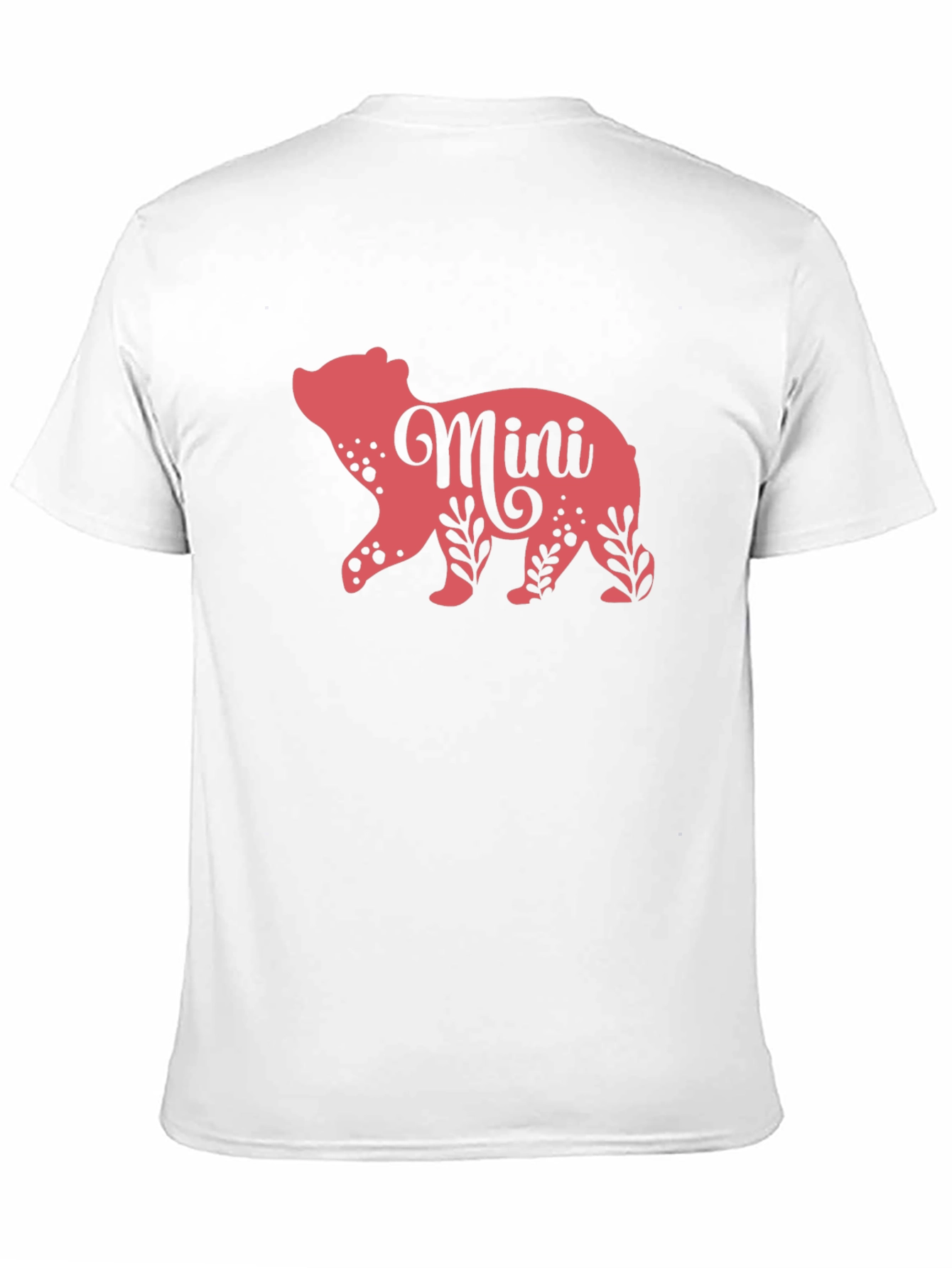 Mini Bear Graphic Tee - Trendy Casual Wear