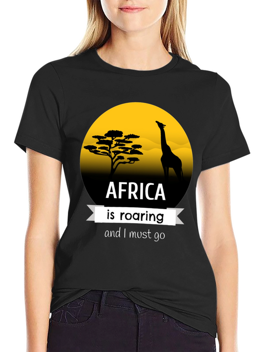 Africa Roaring Graphic T-Shirt