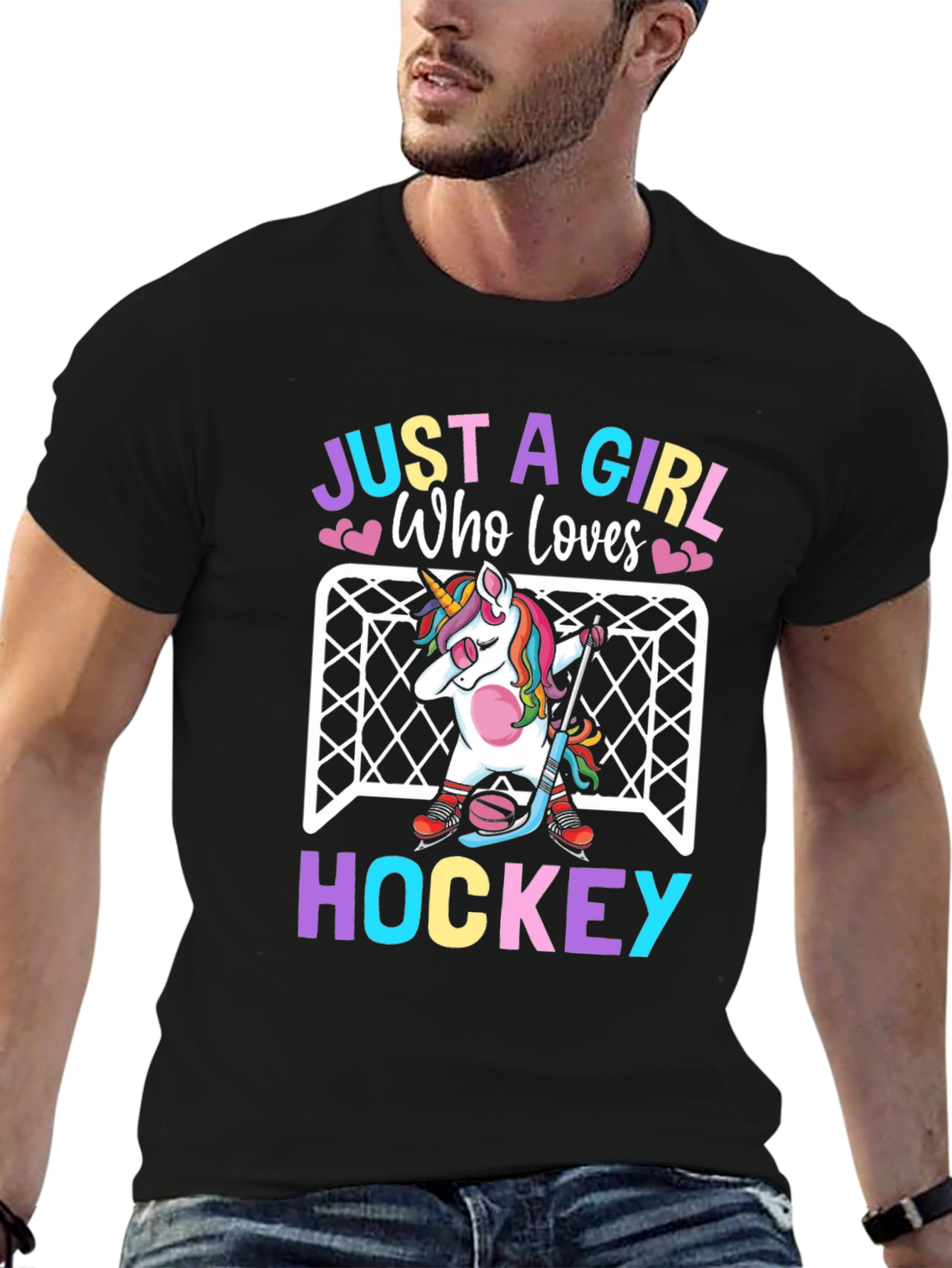 Just a Girl Who Loves Hockey T-Shirt