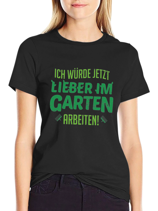Gardening T-Shirt - Id Rather Be in The Garden - Gardener Gift