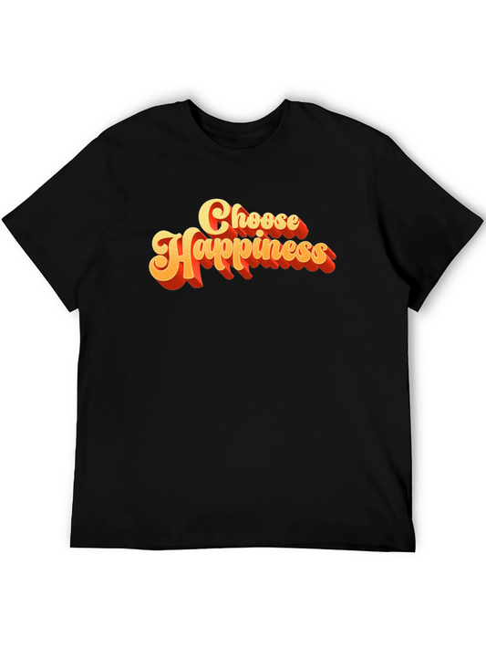 Choose Happiness T-Shirt - Retro Style