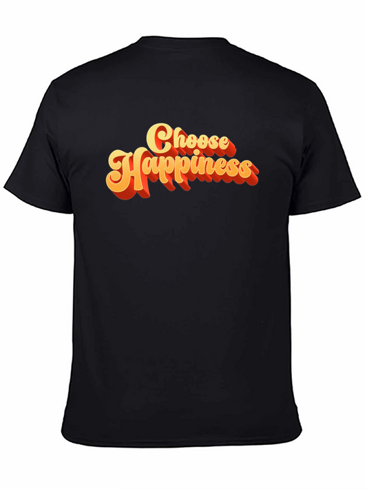 Choose Happiness T-Shirt - Retro Style