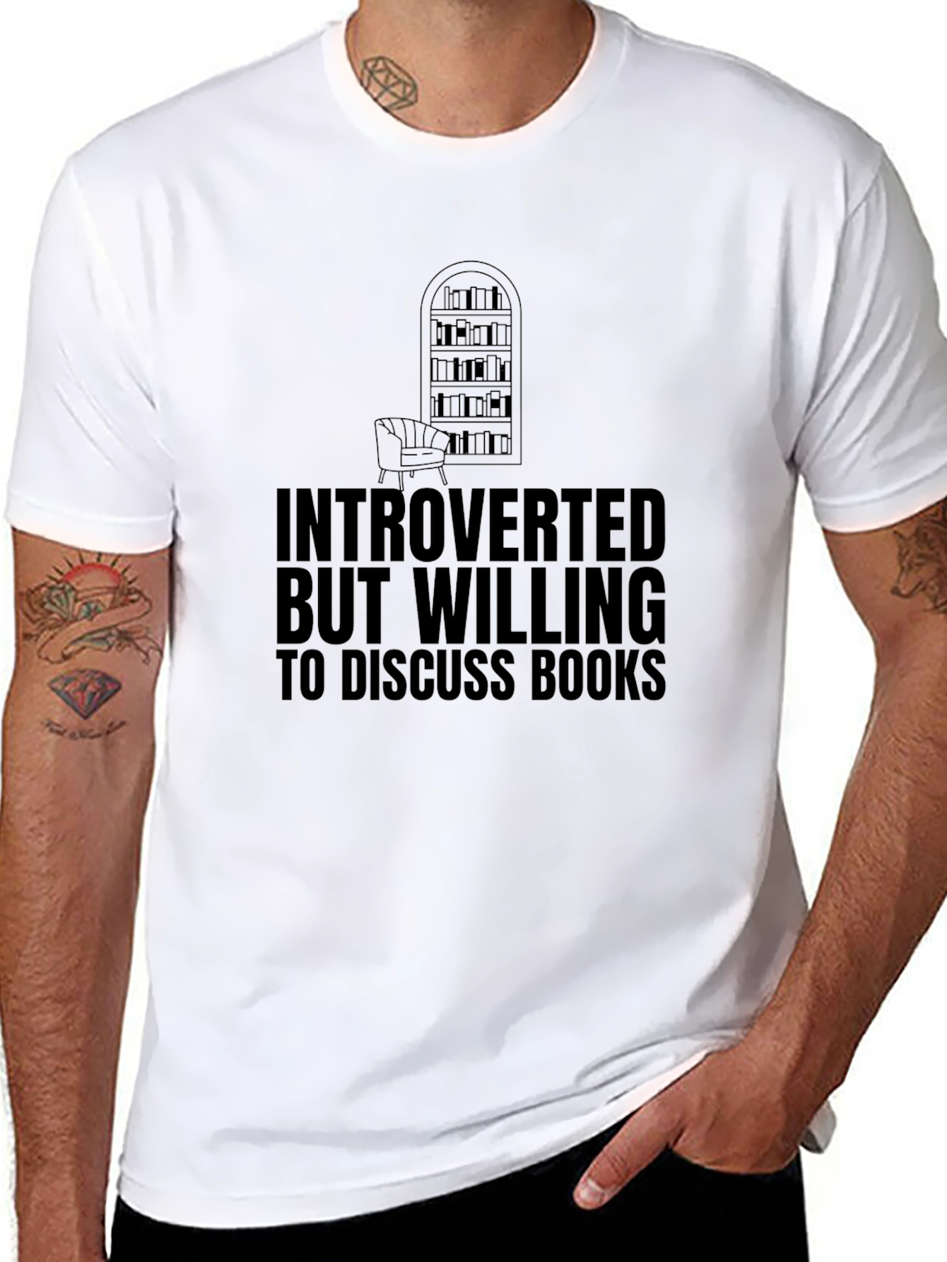 Introverted Book Lover T-Shirt