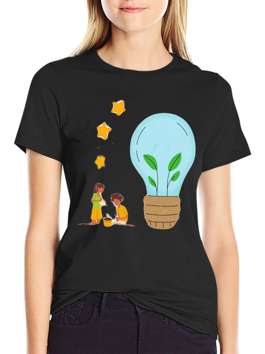 Eco-Friendly Graphic Tee - Plant a Brighter Future