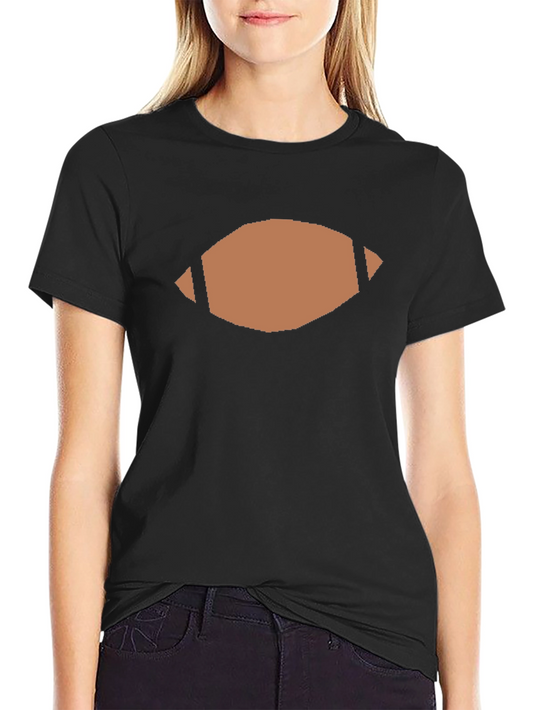 Football Graphic Tee - Casual Black T-Shirt