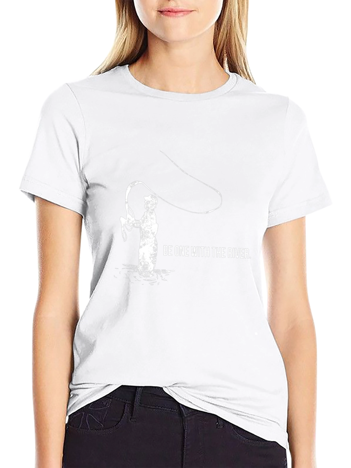 River Angler Black T-Shirt