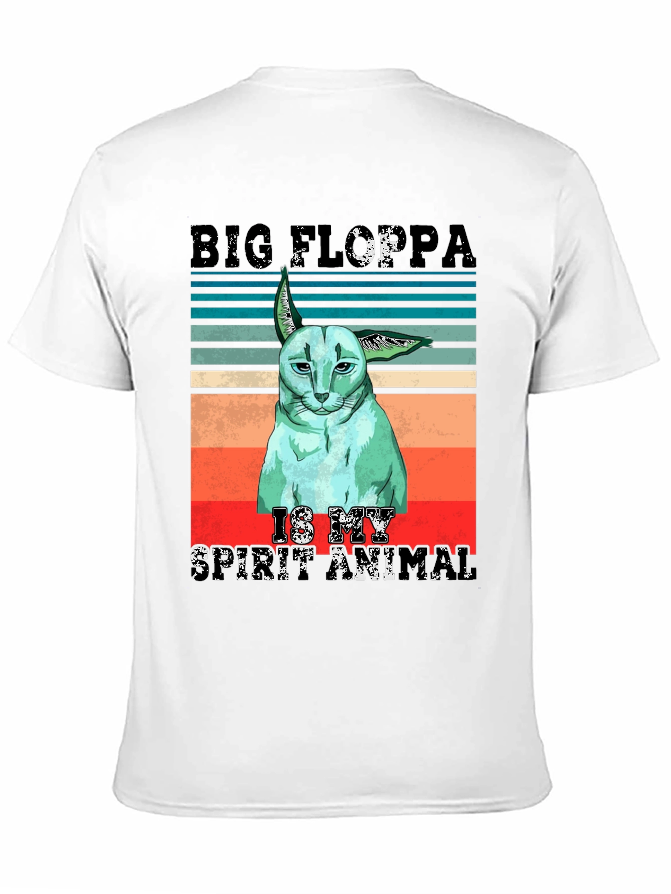Big Floppa Spirit Animal Graphic T-Shirt