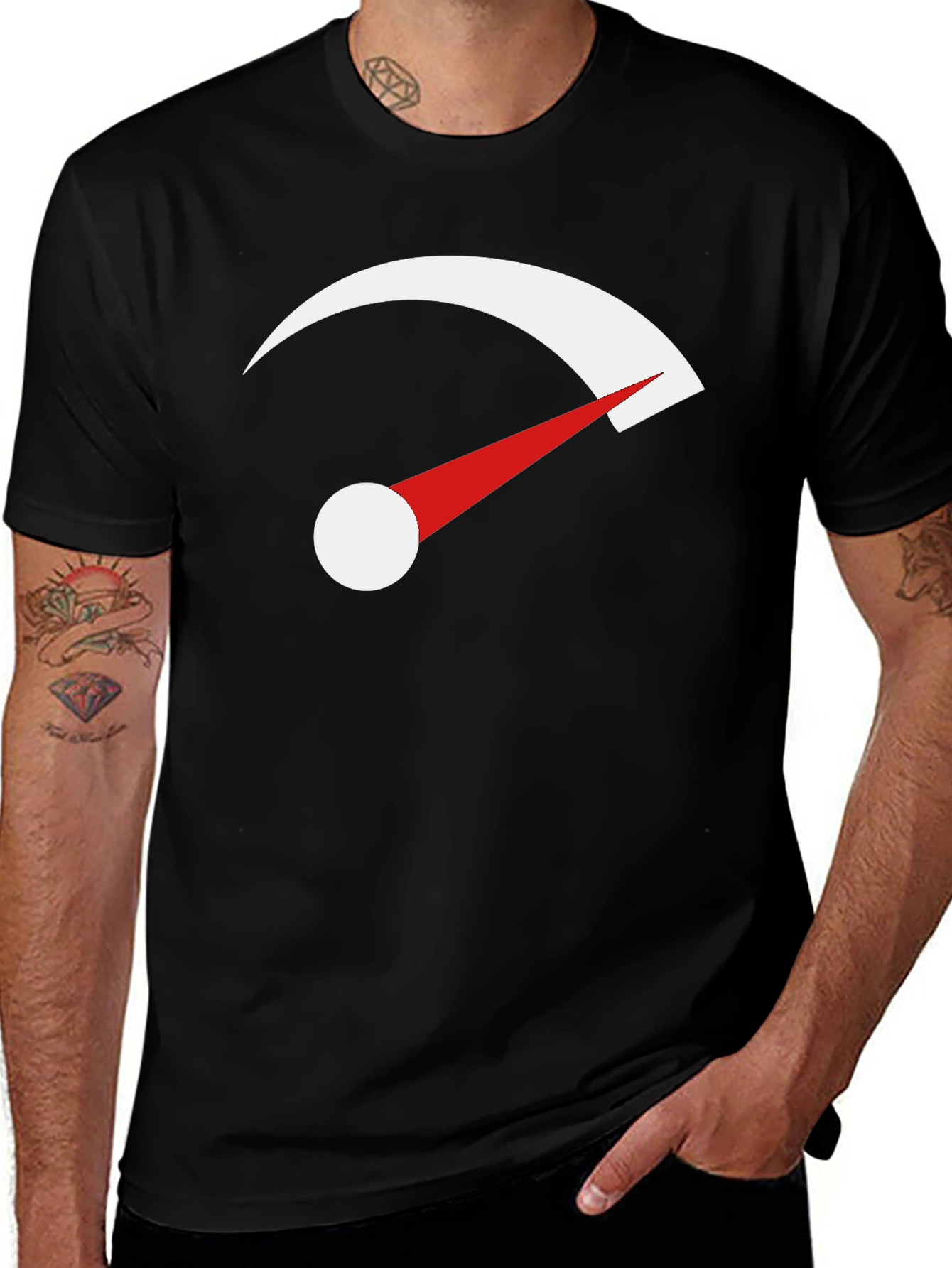 Speedometer Graphic Tee - Cool Car Enthusiast T-Shirt