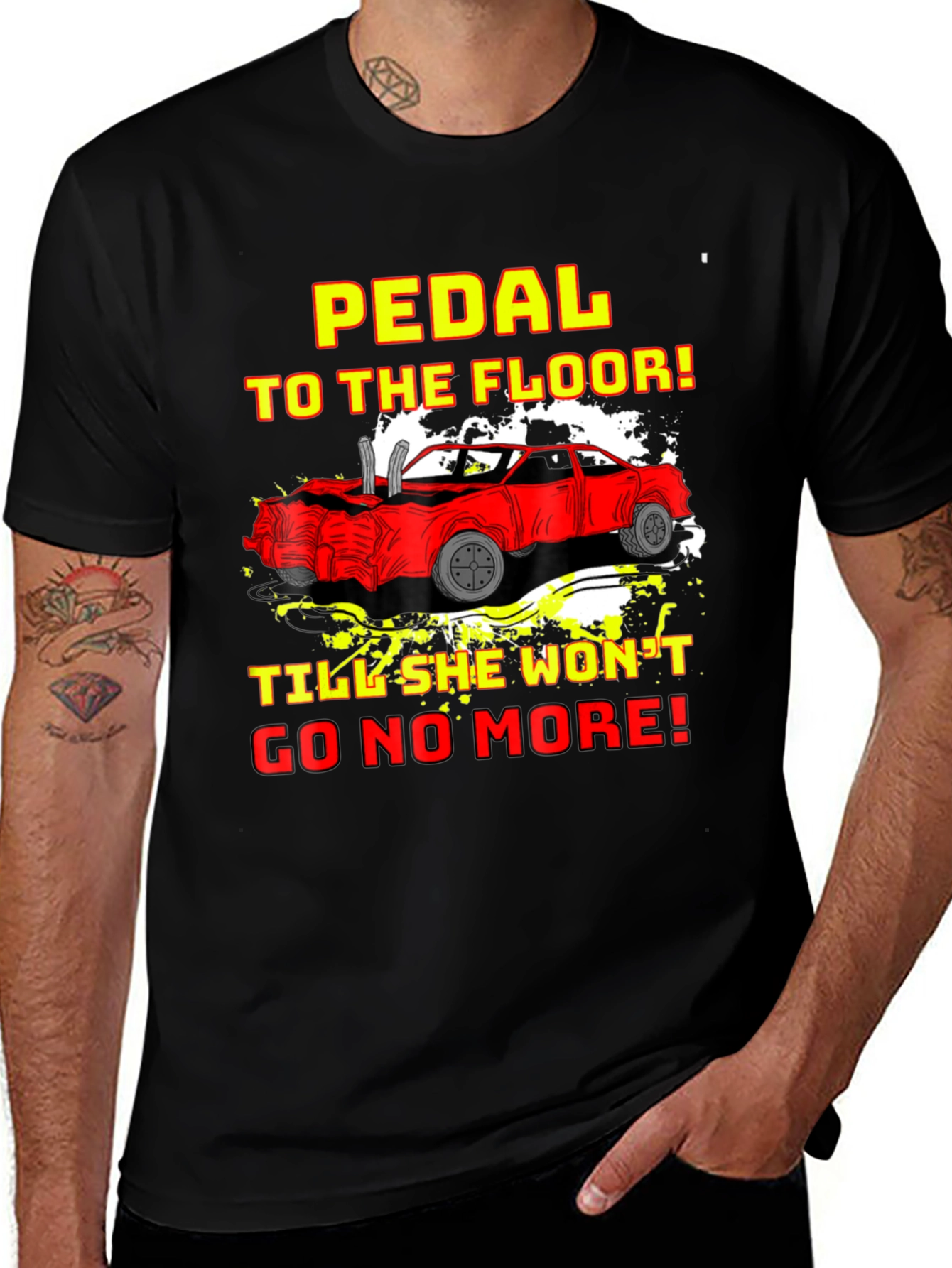 Pedal to the Floor Graphic T-Shirt