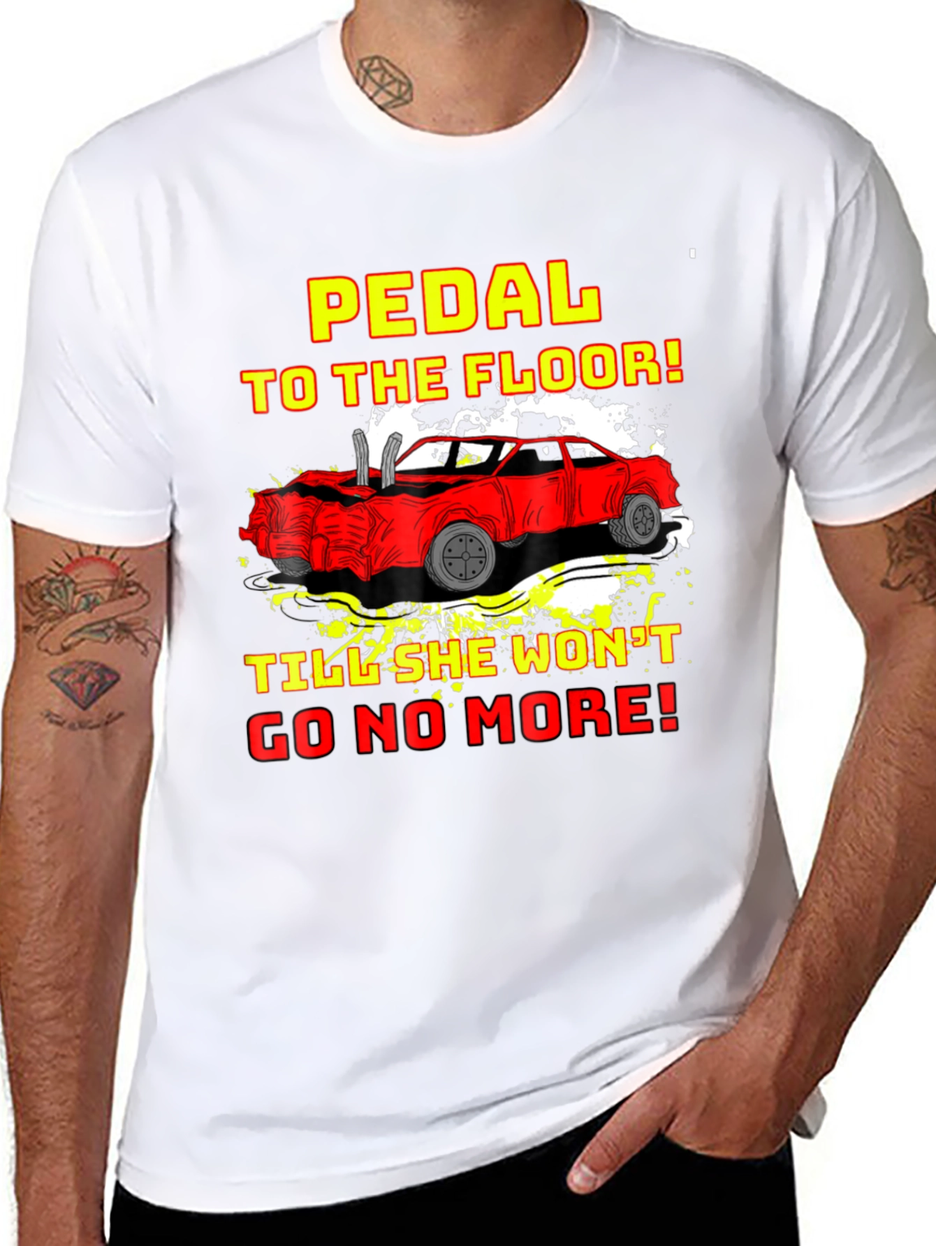 Pedal to the Floor Graphic T-Shirt