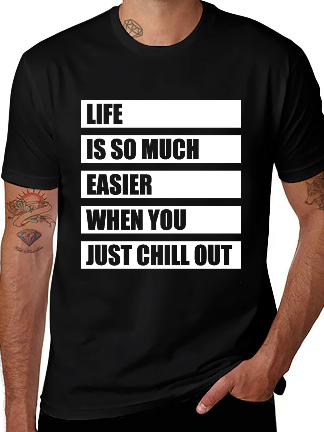 Chill Out Graphic Tee - Relaxed Lifestyle Shirt