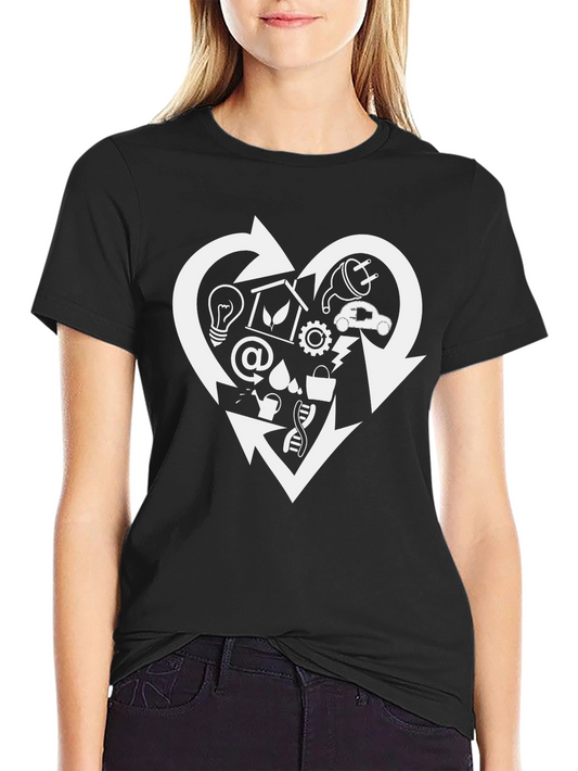Eco Heart Graphic T-Shirt