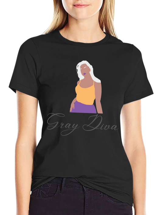 Gray Diva Graphic Tee - Unisex