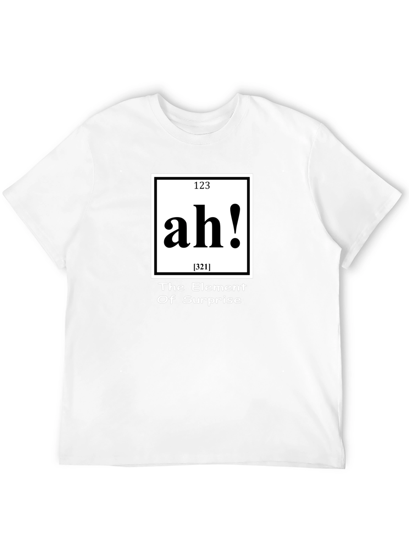 Ah! Element of Surprise Black T-Shirt