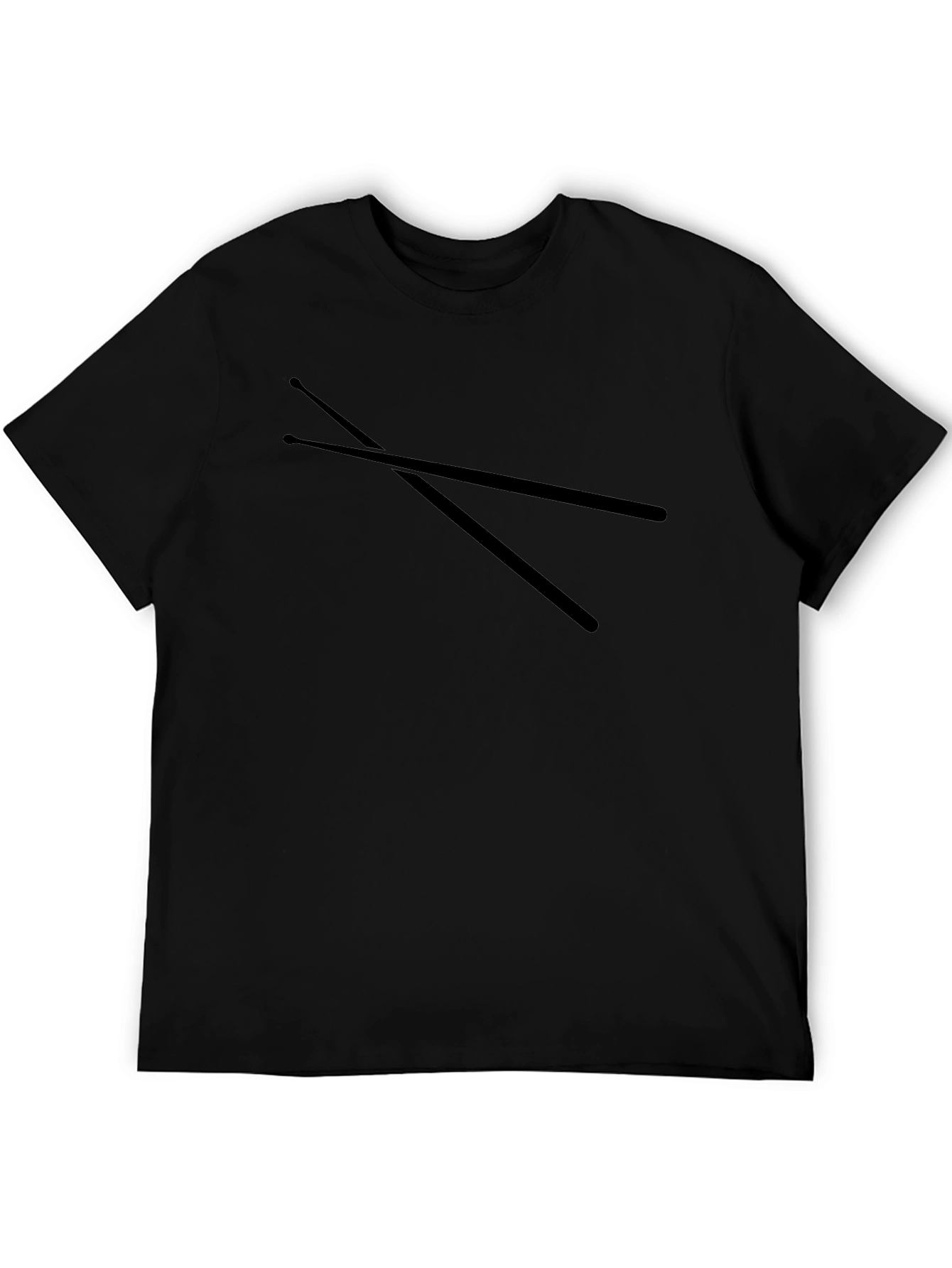 Black Drumsticks T-Shirt - Musician Style