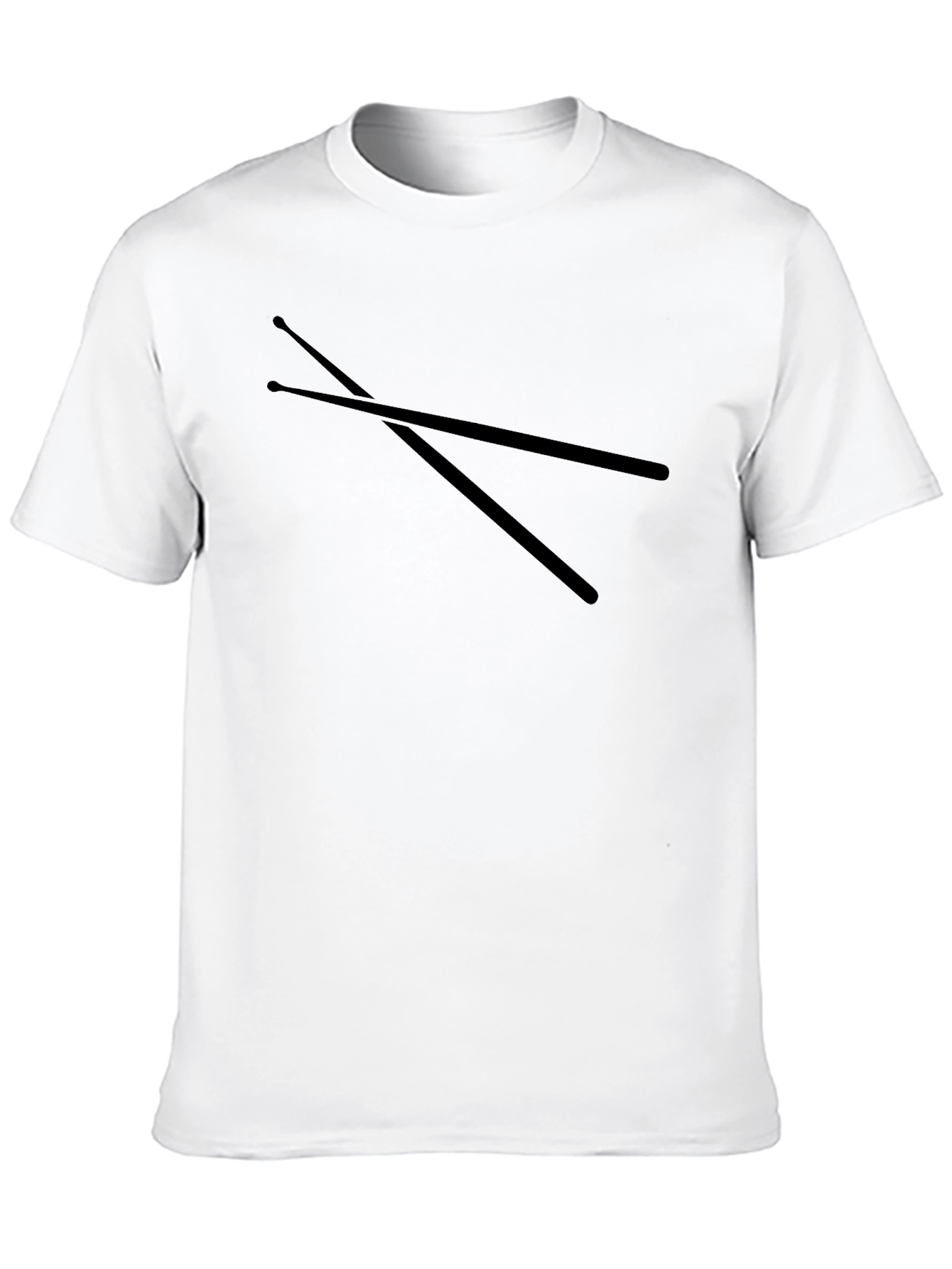 Black Drumsticks T-Shirt - Musician Style