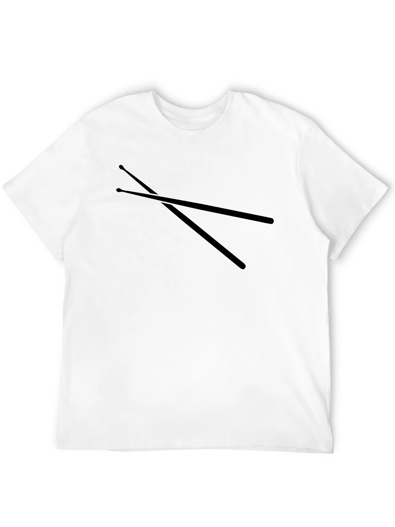 Black Drumsticks T-Shirt - Musician Style