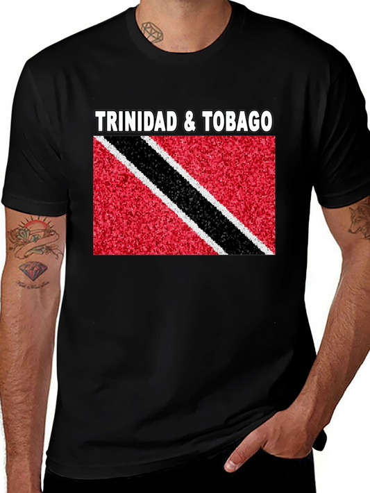 Trinidad & Tobago Flag T-Shirt - Black