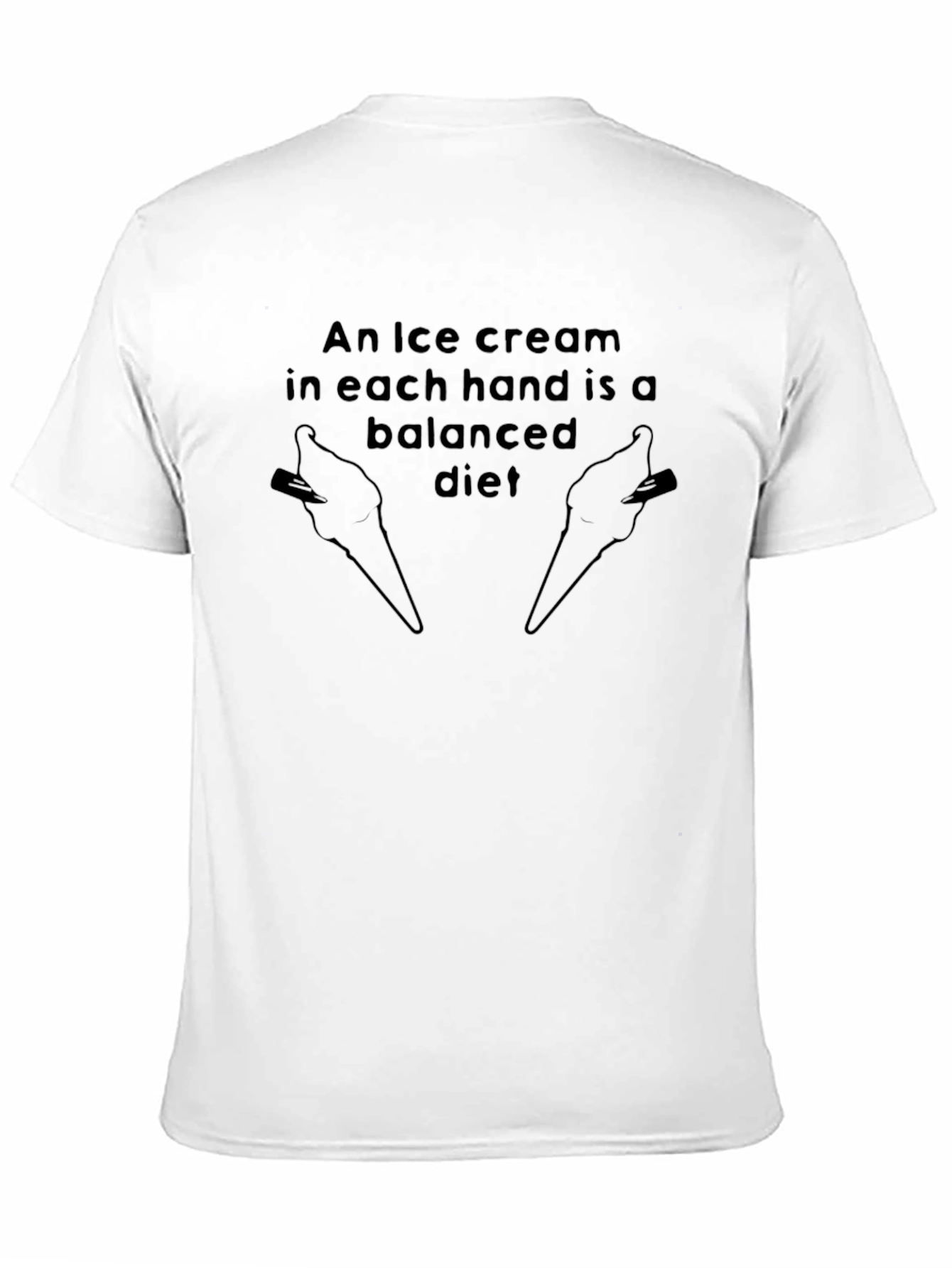 Ice Cream Balanced Diet Graphic Tee