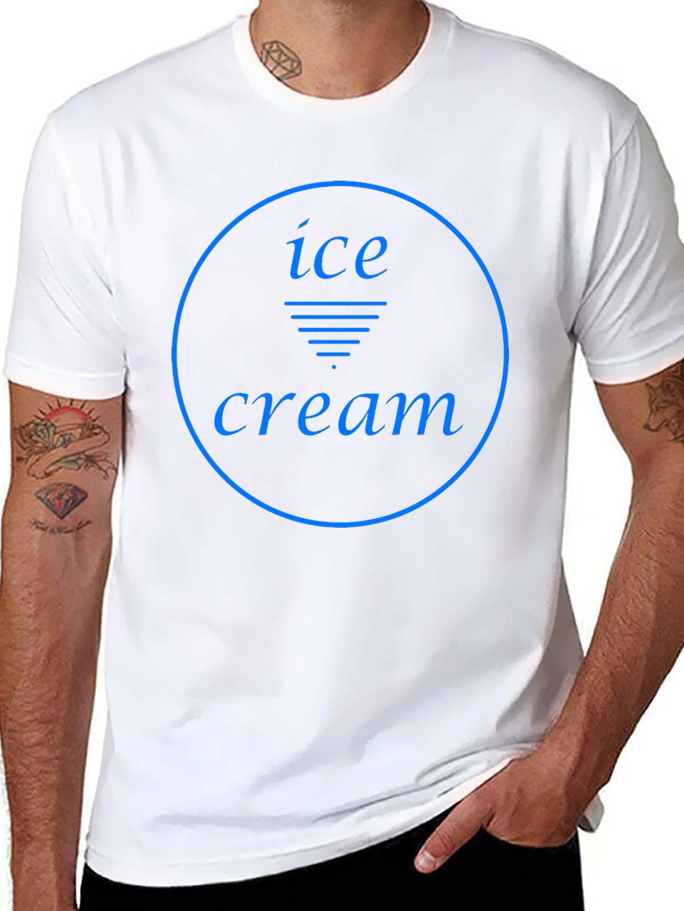 Ice Cream Graphic Tee - Cool Casual Style