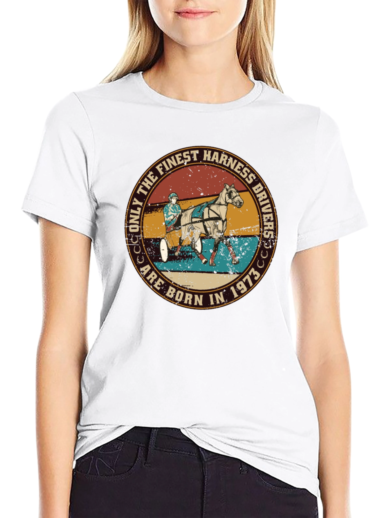 Finest Harness Drivers Born in 1973 Graphic Tee