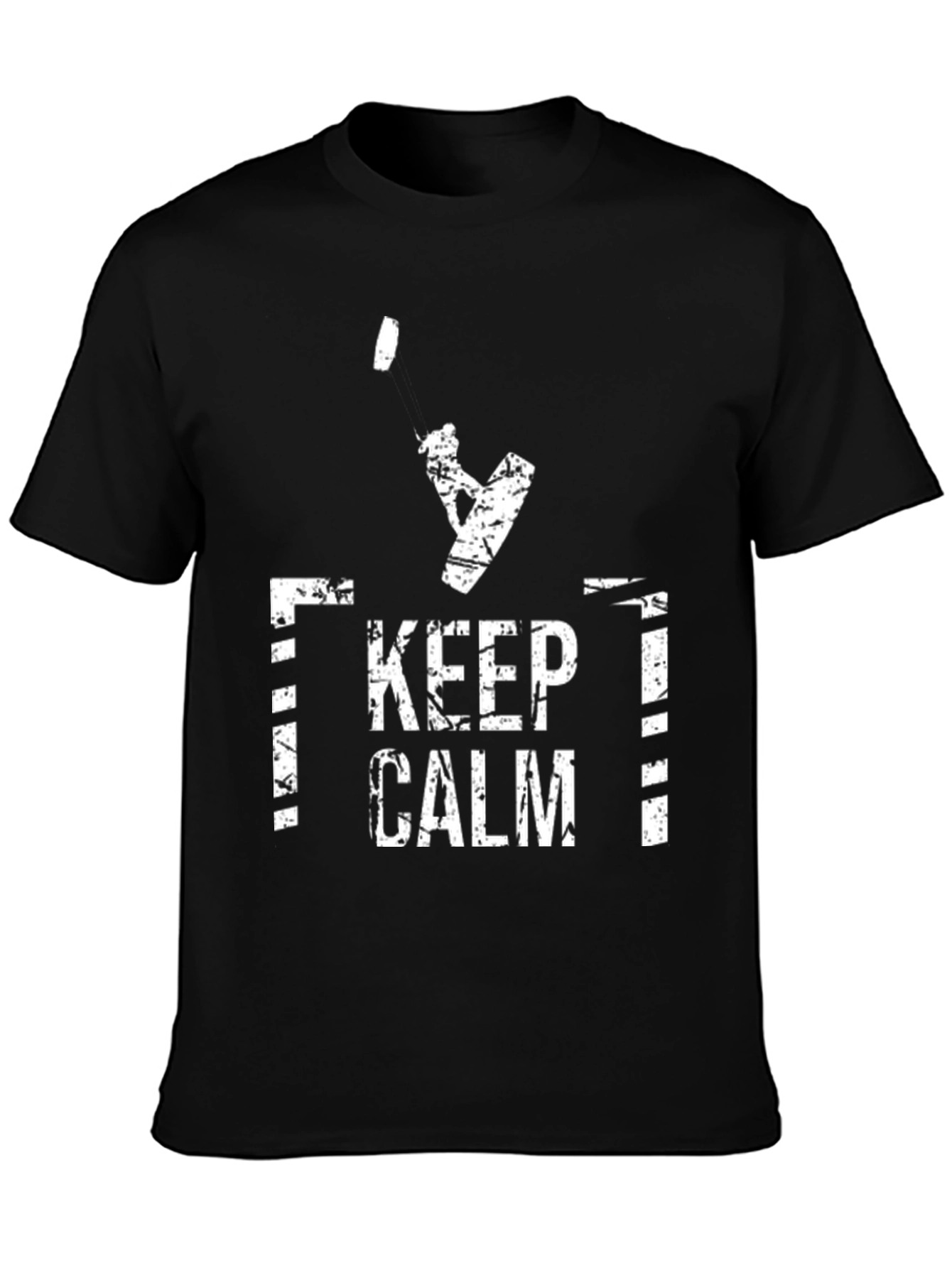 Keep Calm Kiteboarding T-Shirt - Distressed Graphic Tee