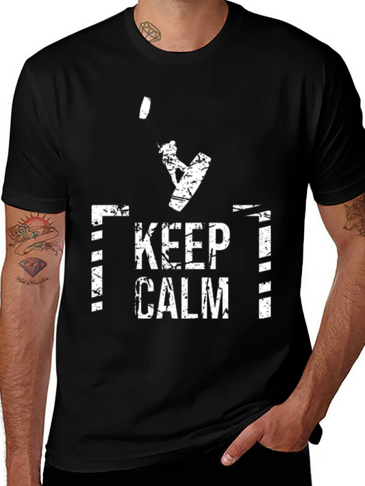 Keep Calm Kiteboarding T-Shirt - Distressed Graphic Tee