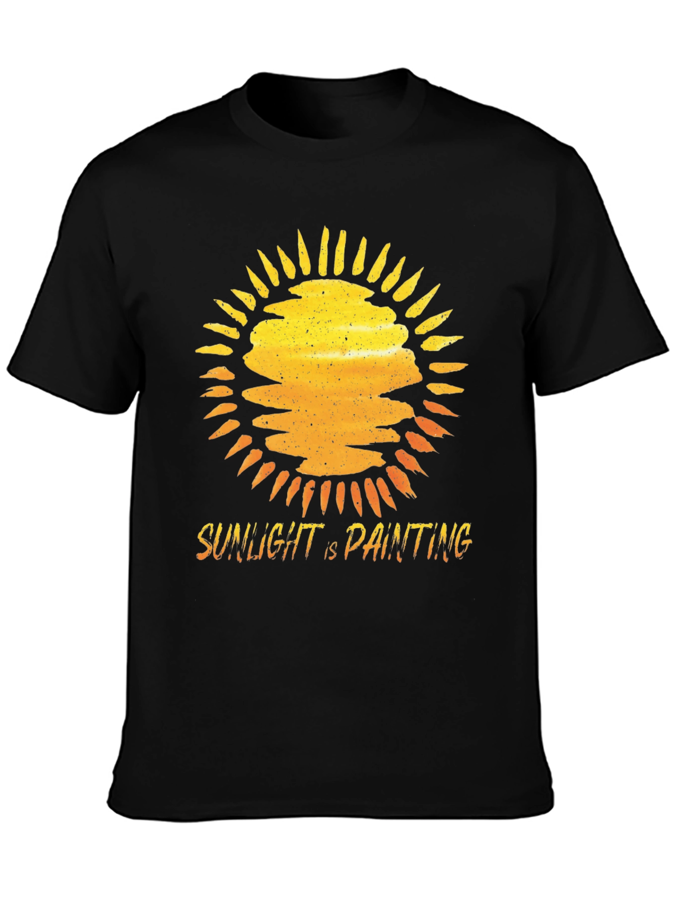 Sunlight is Painting Graphic Tee - Black