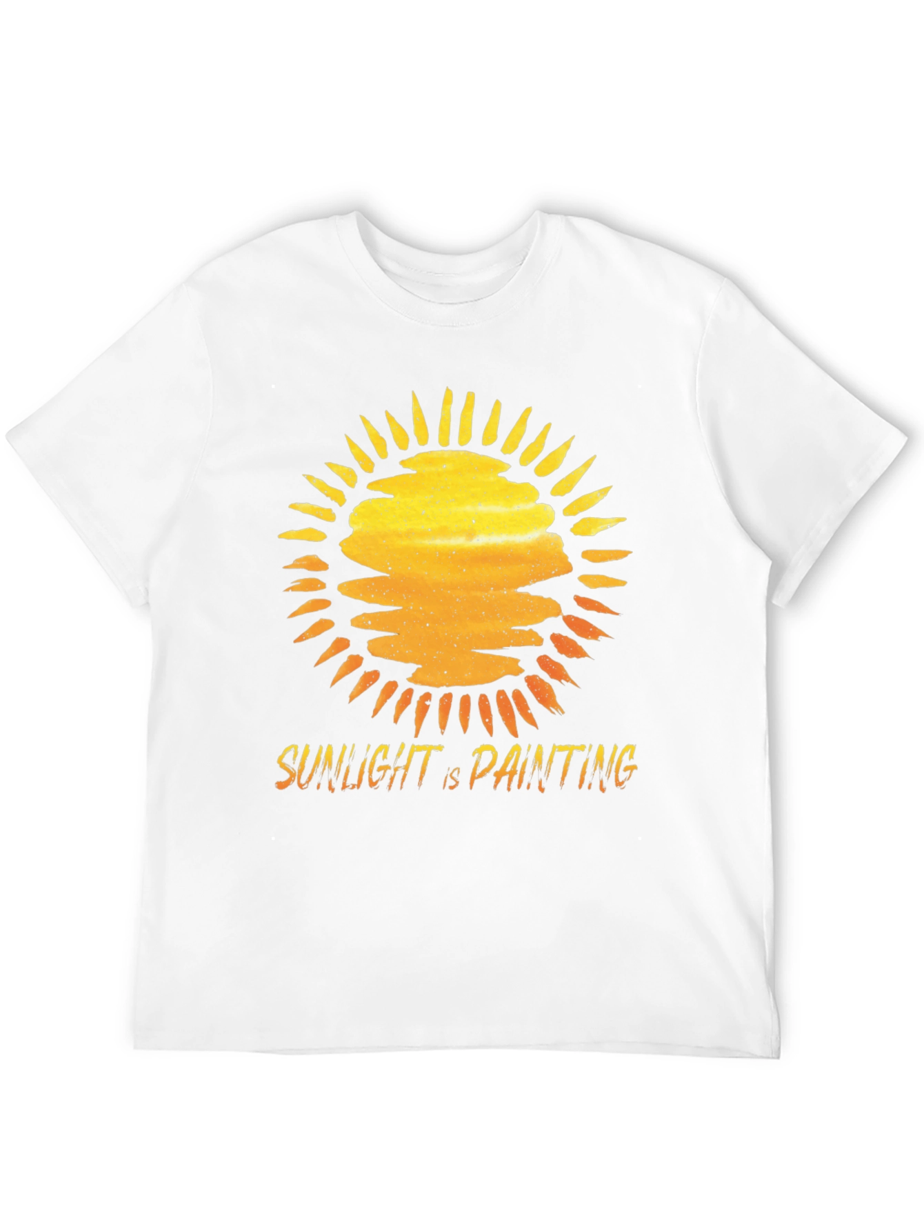 Sunlight is Painting Graphic Tee - Black
