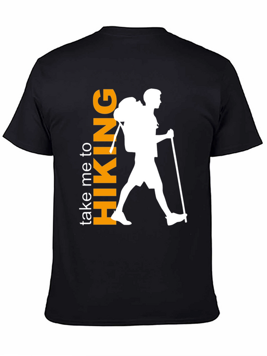 Hiking Adventure Tee - Take Me to Hiking Black T-Shirt