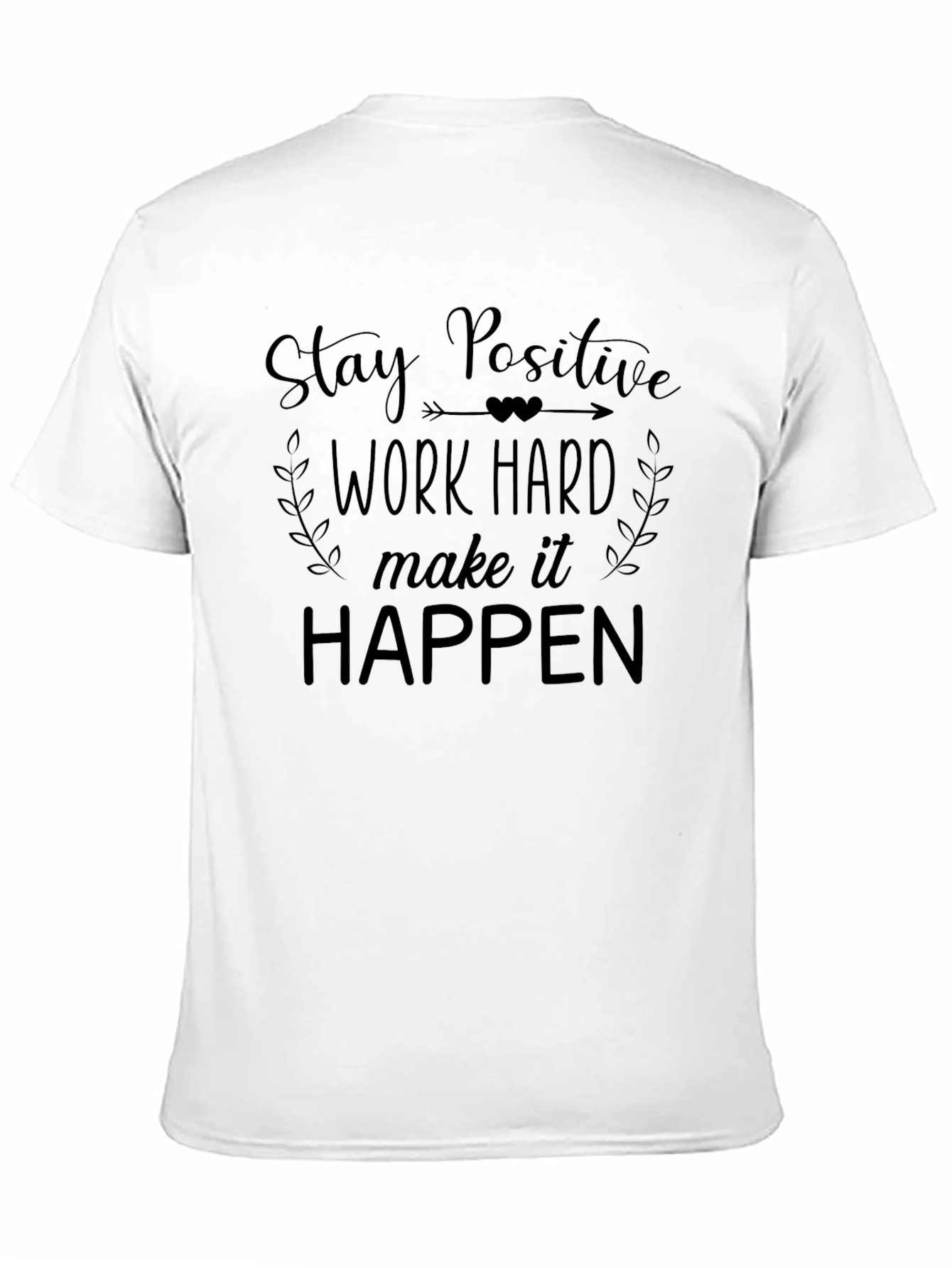 Stay Positive Mens Graphic Tee
