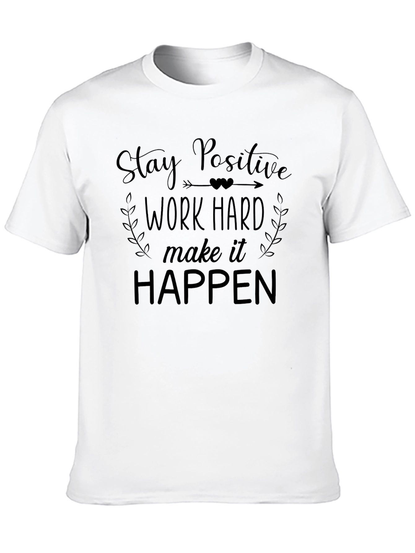 Stay Positive Mens Graphic Tee