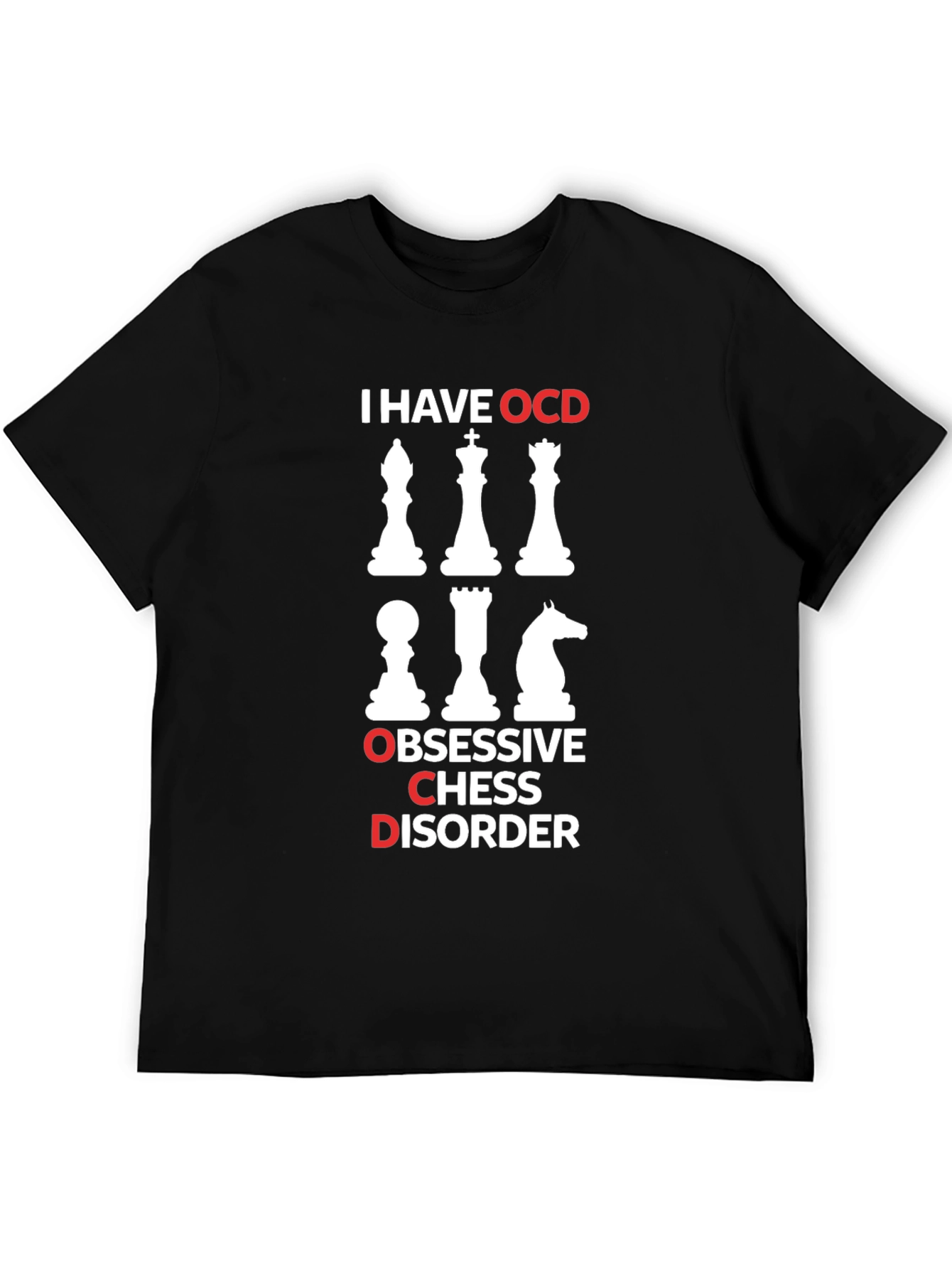 OCD Chess Disorder Graphic T-Shirt