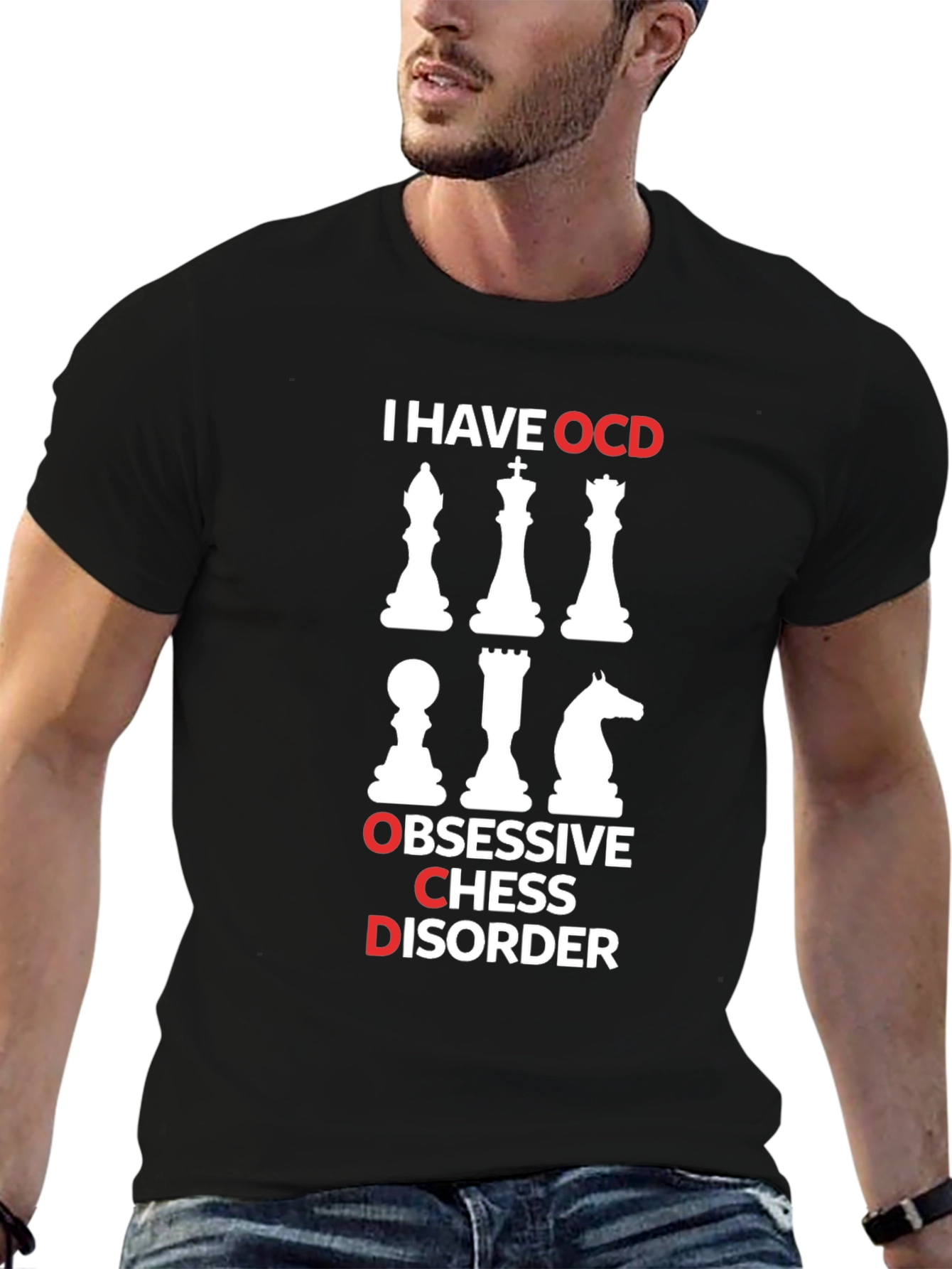 OCD Chess Disorder Graphic T-Shirt