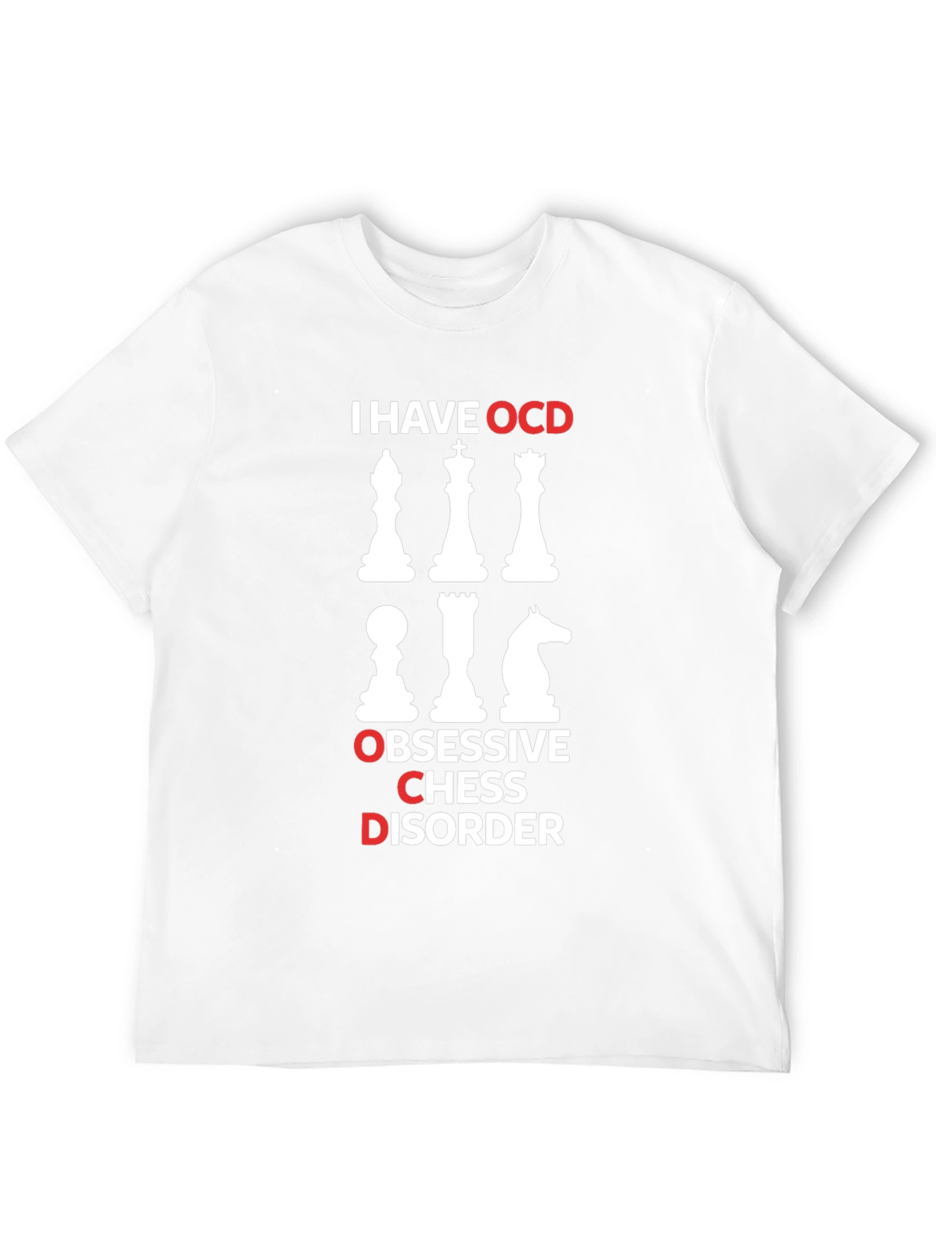 OCD Chess Disorder Graphic T-Shirt