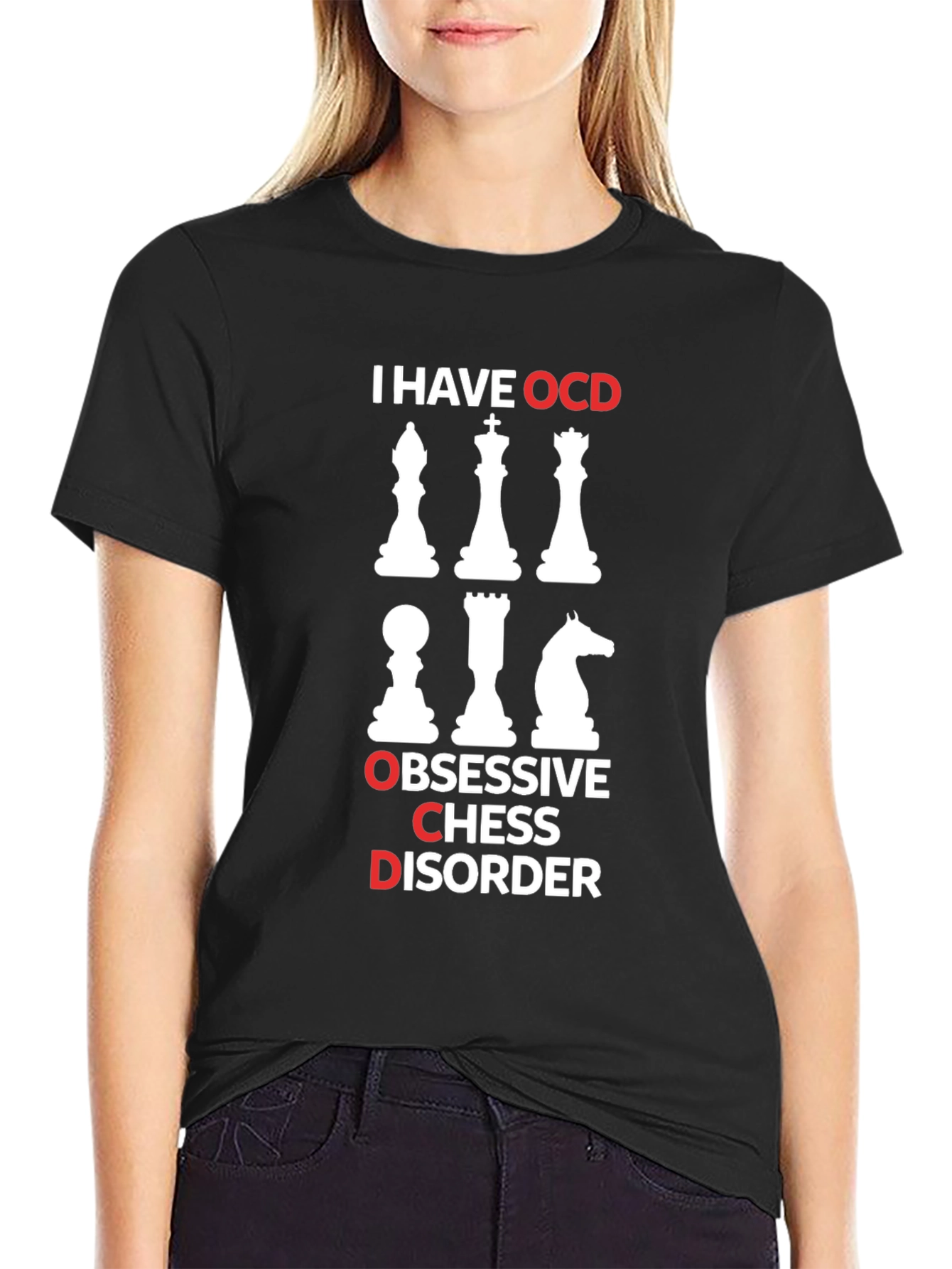 OCD Chess Disorder Graphic T-Shirt