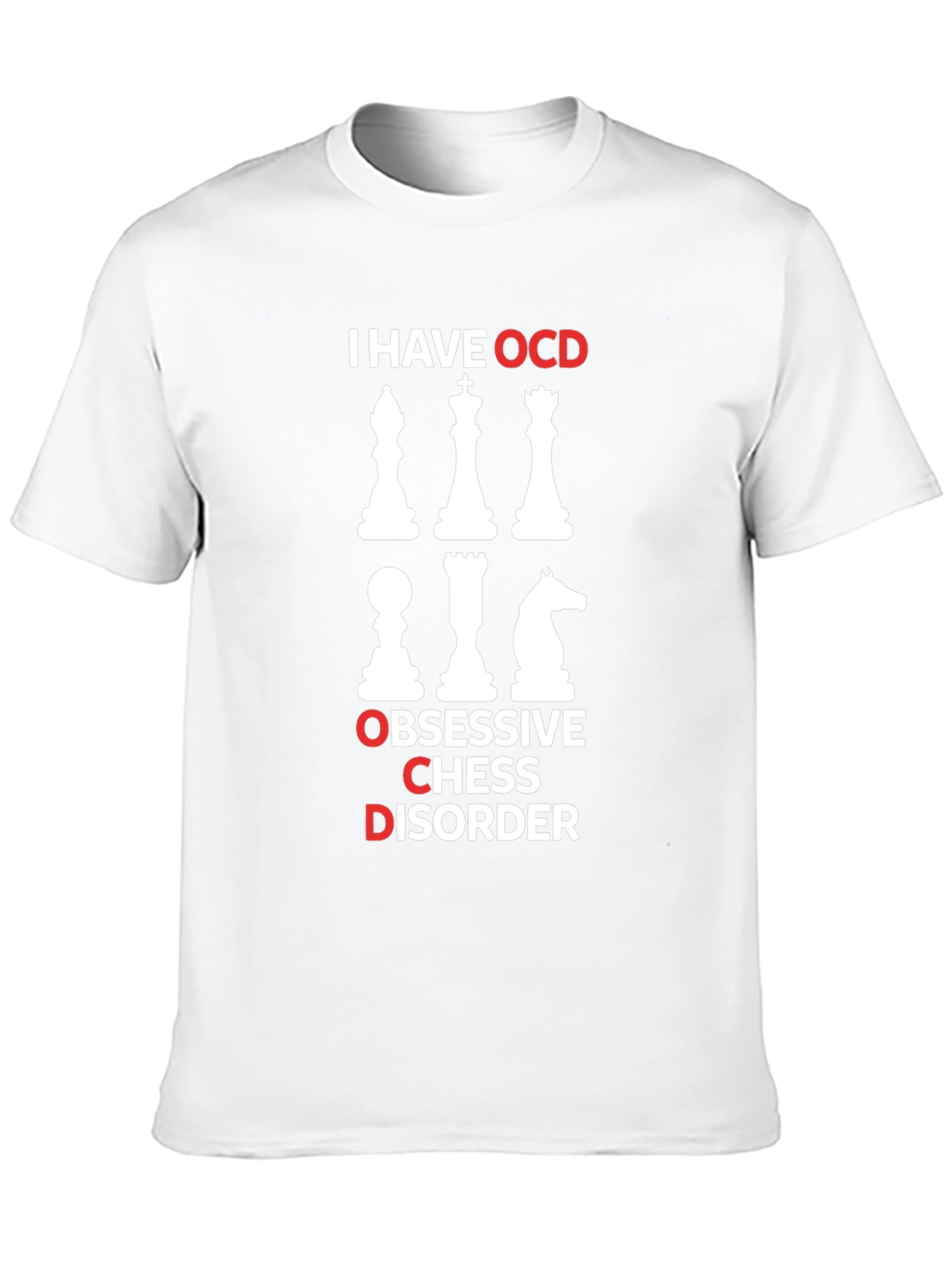 OCD Chess Disorder Graphic T-Shirt