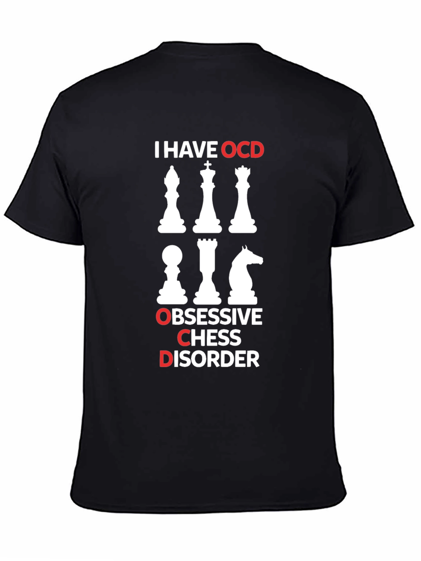 OCD Chess Disorder Graphic T-Shirt