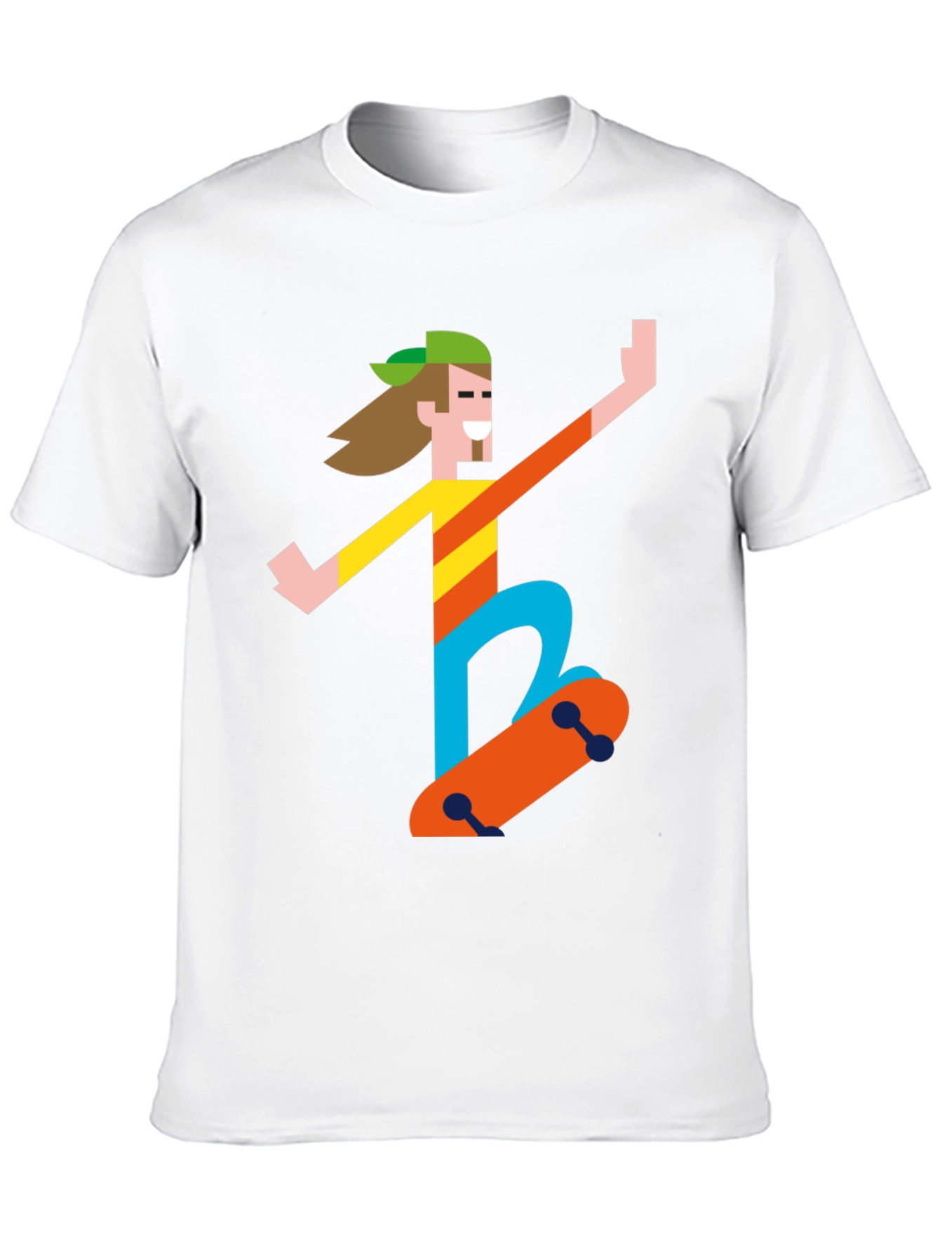 Skater Graphic Tee - Black T-Shirt